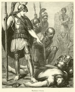 Hectors död (gravyr) av English School