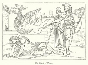 Hectors död (litho) av English School