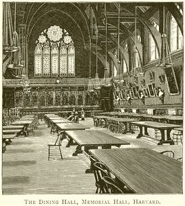 Matsalen, Memorial Hall, Harvard av English School