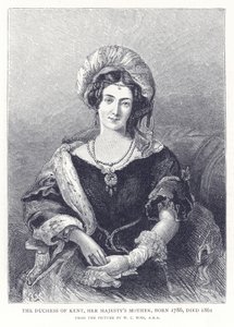 Hertiginnan av Kent, Hennes Majestäts Moder, född 1786, död 1861 av English School