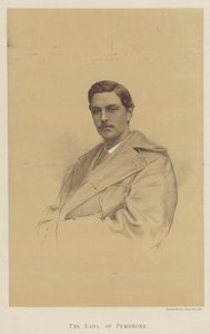 Jarlen av Pembroke (litho) av English School