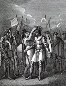 Earlen av Richmond valde kung efter slaget vid Bosworth, från 