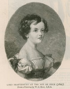 Earlen av Shaftesbury; Lord Shaftesbury vid fyra års ålder, målad av W C Ross 1805 av English School