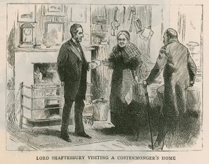 Earlen av Shaftesbury; Lord Shaftesbury besöker ett hus för konsumenter av English School