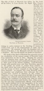 The Earl of Warwick (gravyr) av English School