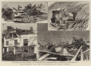The Effects of the Whirlwind at West Cowes (gravyr) av English School