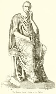 Kejsar Decius. (Staty av Capitolium) av English School