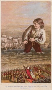 Kejsaren och hela hans hov stod på stranden och väntade på frågan av English School