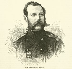 Kejsaren av Ryssland, november 1870 av English School