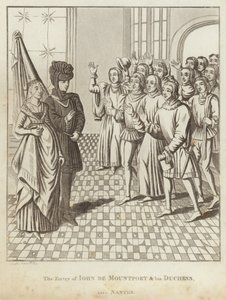 Iohn de Mountforts och hans hertiginnas intåg i Nantes av English School