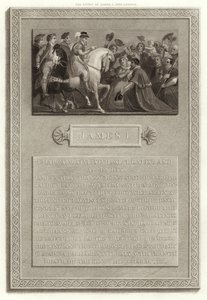 James I:s inträde i London av English School