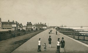 The Esplanade, Harwich (litografi) av English School