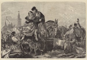 Mässan i Sevilla (gravyr) av English School