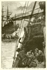 The First English Ship in the Pacific: Drakes Golden Hind at Lima av English School
