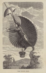 Den flygande mannen (gravyr) av English School