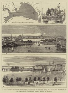 Den kommande internationella amatörregattan i Hamburg (gravyr) av English School