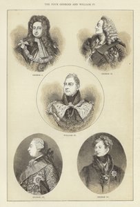 De fyra Georges och William IV av English School