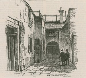 Räven under kullen, Adelphi, London av English School