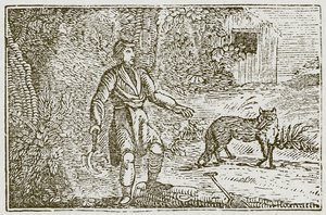 Räven och lantmannen (gravyr) av English School