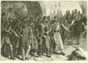 Den franska armén lämnar Metz, oktober 1870 av English School