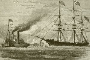 George Griswold går in i Mersey av English School