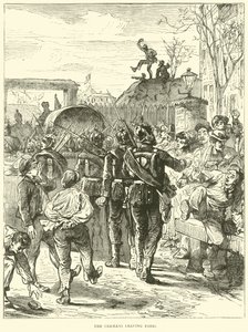 Tyskarna lämnar Paris, mars 1871 av English School