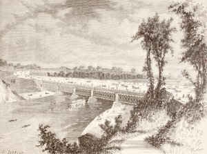 Girard Point Bridge (litho) av English School