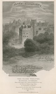 The Globe Theatre, Bankside, Southwark, London av English School