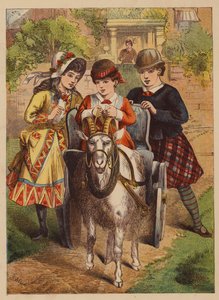 Getchaisen (färglitografi) av English School