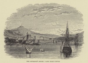 Guvernörens hus, Cape Coast Castle (gravyr) av English School