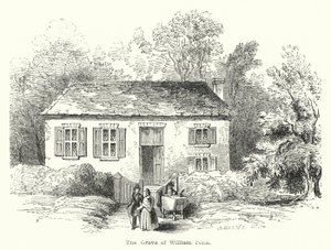 The Grave of William Penn (gravyr) av English School