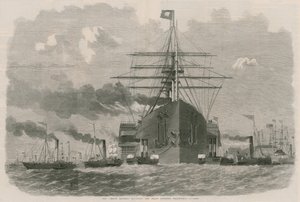 The Great Eastern rundar punkten mittemot Blackwall av English School