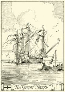 The Great Harry (bläck på papper) av English School