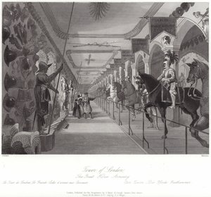 Die große Pferderüstungskammer des Tower of London