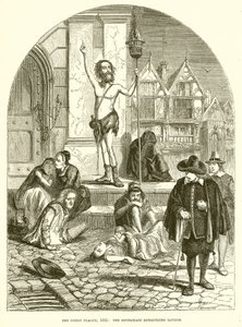 Den stora pesten, 1665: Entusiasten fördömer London av English School