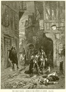 The Great Plague: Scenes in the Streets of London av English School