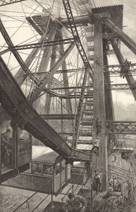 The Great Wheel vid Earls Court sett underifrån av English School