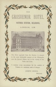 The Grosvenor Hotel (gravyr) av English School