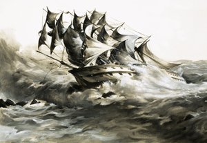 Grosvenor var lastad med en rik last när den gick på grund utanför Sydafrikas kust av English School
