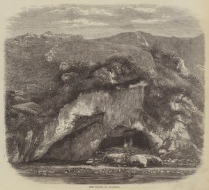 Bagneres grotta (gravyr) av English School