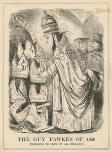 Guy Fawkes från 1850 av English School