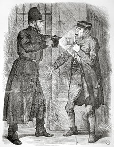 Kur för "Habituella brottslingar", publicerad i Punch 8 april 1869 (gravyr). av English School