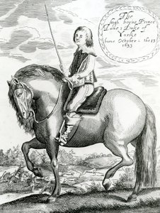 The High Borne Prince James Duke of Yorke, 1640-50 av English School