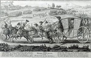 The Highland Chase, 21 februari 1745 av English School