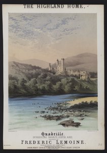 The Highland Home, Balmoral Castle, Quadrille, Frederic Lemoine av English School