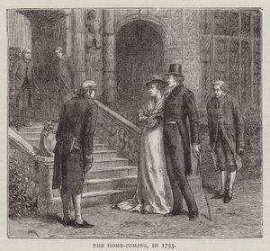 Die Heimkehr, 1793 von English School