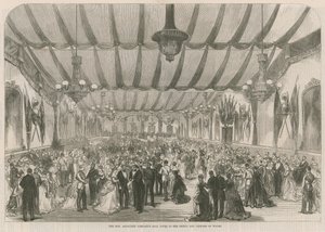 Den ärade artillerikompaniets bal ges till prinsen och prinsessan av Wales av English School