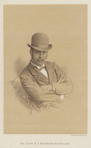 Den ärade W T Wentworth-Fitzwilliam (litografi) av English School