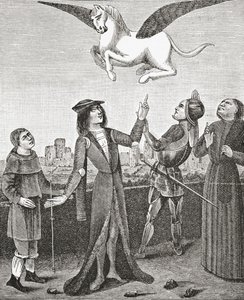 Hästen Pegasus, 1878 av English School