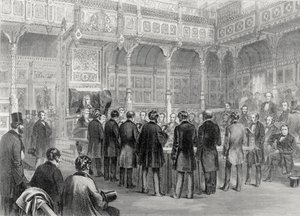 The House of Commons: Swearing-In of the Members in 1857 av English School